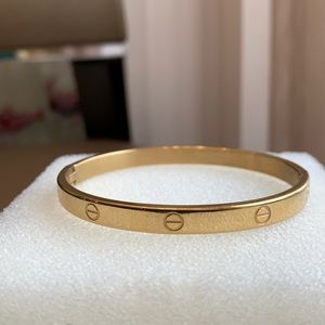 Gold plated bracelet